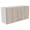 Alder Wall Double Door Cabinet, Two Shelves