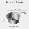 Stainless Steel Swan Sink Strainer Basket,Kitchen Sink Drain Filter,Sink Drain Strainer Basket,Swan Sink Strainer Basket