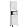 Olivet Kitchen Pantry, 4 Doors, 4 Shelves