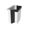 Mini Trash Can For Kitchen Garbage Bin , White