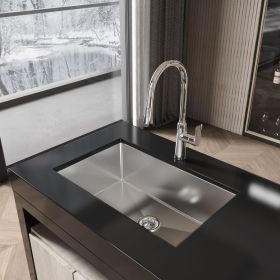 Kitchen Sink 30" x 19" Multifunctional Undermount Workstation Kitchen Sink S304 Stainless Steel Handmade Modern Single Bowl Kitchen Sink (Sink Only)