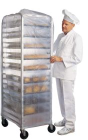 Roll of 50 Disposable Bun Rack Covers 52 x 80. Bread Rack Covers 52x80. Thickness 0.7 mil. Low Density Polyethylene Covers for Bakeries