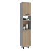 Blade Kitchen Pantry, Six Shelves, Double Door