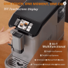 PSH16 Automatic Espresso Machine with TFT Touchscreen (4.3-inch display + digital gauge), 1500W 15-grind coffee, 20Bar dual boiler