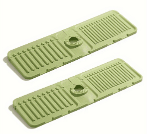 Faucet mat for kitchen sink, 2024 The New faucet guard & draining mat, Kitchen sink splash guard, Longer behind faucet mat for kicthen