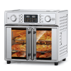 W1002P401550   Pizza Oven Bread Machine Oven 26QT Large Capacity French Double Door Air Fryer 1700w 14 Preset Menus 7-in-1 Multifunctional for baking