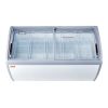 VEVOR Commercial Ice Cream Display Case, 16.3 Cu.ft Chest Freezer, Mobile Glass Top Deep Freezer
