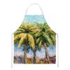 Summer Breezes Palm Tree Apron Cooking Kitchen Server Baking Crafts Gardening for Adult Women Men, Unisex, Large, Multicolor