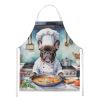 French Bulldog The Chef Apron Cooking Kitchen Server Baking Crafts Gardening for Adult Women Men, Unisex, Large, Multicolor