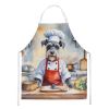 Schnauzer The Chef Apron Cooking Kitchen Server Baking Crafts Gardening for Adult Women Men, Unisex, Large, Multicolor