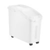 VEVOR Rice Storage Container, 11.4Gallon/50L Capacity Large Dog Food Dispenser Bin, Kitchen Ingredient Grain Cereal Flour Bin