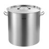 VEVOR Stainless Steel Stockpot, 84 Quart Large Cooking Pots, Cookware Sauce Pot with Basket, Lid, and Handle, Heavy Duty Commercial Grade Stock Pot