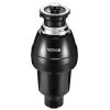 VEVOR Garbage Disposal, 3/4HP 3250RPM Continuous Feed Food Waste Disposer, EZ Connect Food Waste Grinding System with Sound Reduction