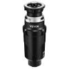 VEVOR Garbage Disposal, 1/2HP 3450RPM Continuous Feed Food Waste Disposer