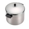 Classic Series 8 Quart Stainless Steel Stockpot with Lid, Induction Compatible, Metal Utensil and Dishwasher Safe, Stainless Steel
