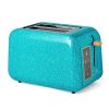 Digital 2-Slice Toaster with Digital Display, Teal Speckle