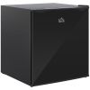 1.1 Cu.Ft Mini Upright Freezer Countertop with Removable Shelves Reversible Door for Home Dorm Black