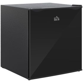 1.1 Cu.Ft Mini Upright Freezer Countertop with Removable Shelves Reversible Door for Home Dorm Black