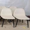 Dining Chairs Set of 4, Modern Accent Chairs with velvet Fabric Upholstered Seat