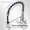 Kitchen Faucet - Spring Kitchen Sink Faucet with 3 Modes Pull Down Sprayer; Single Handle&Deck Plate for 1or3 Holes; 360° Rotation; Spot Resist Stainl