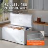 VEVOR Chest Freezer, 17 Cu.ft Freestanding Top Open Door Commercial Chest Freezers, with 4 Removable Baskets, Locking Lid