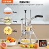 VEVOR Commercial Chopper with 4 Replacement Blades Commercial Vegetable Chopper Stainless Steel French Fry Cutter Potato Dicer & Slicer Commercial Veg