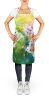 Utah Sego Lilies in Watercolor Apron Cooking Kitchen Server Baking Crafts Gardening for Adult Women Men, Unisex, Large, Multicolor