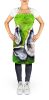 All Shucked Oysters Apron Cooking Kitchen Server Baking Crafts Gardening for Adult Women Men, Unisex, Large, Multicolor