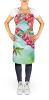 Pennsylvania Mountain Laurels in Watercolor Apron Cooking Kitchen Server Baking Crafts Gardening for Adult Women Men, Unisex, Large, Multicolor