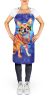Chihuahua Hippie Dawg Apron Cooking Kitchen Server Baking Crafts Gardening for Adult Women Men, Unisex, Large, Multicolor