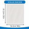 Boxs Of 100 Bags 30 Gallon White Disposable Large Trash Bags For Large Kitchen Trash Can