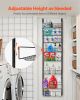 VEVOR Over the Door Pantry Organizer, 8-Tier Pantry Organization and Storage, Heavy-Duty Steel Hanging Spice Rack, Adjustable Wall Seasoning Shelves