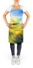 Nebraska Goldenrod in Watercolor Apron Cooking Kitchen Server Baking Crafts Gardening for Adult Women Men, Unisex, Large, Multicolor