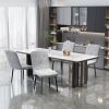Dining Chairs Set of 4,Modern Dining Room Chairs,Kitchen Chairs Set of 4 with Upholstered Cushion Seat and Metal Legs for Home Kitchen Restaurant