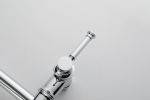Pot Filler Faucet Wall Mount Pot Filler Faucet, Modern Brass Pot Filler Two-Attachment Wall Mount Folding Kitchen Pot Filler Swing Arm