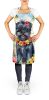Affenpinscher Luau Apron Cooking Kitchen Server Baking Crafts Gardening for Adult Women Men, Unisex, Large, Multicolor