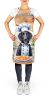 Curly-Coated Retriever The Chef Apron Cooking Kitchen Server Baking Crafts Gardening for Adult Women Men, Unisex, Large, Multicolor