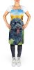 Puli in Sunflowers Apron Cooking Kitchen Server Baking Crafts Gardening for Adult Women Men, Unisex, Large, Multicolor
