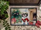 NEW Shih Tzu Cozy Christmas Doormat Front Door Mat Indoor Outdoor Rugs for Entryway, Non Slip Washable Low Pile, 18H X 27W