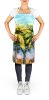 Summer Breezes Palm Tree Apron Cooking Kitchen Server Baking Crafts Gardening for Adult Women Men, Unisex, Large, Multicolor