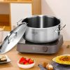 SOGA 9L Top Grade Thick Stainless Steel Stock Pot 18/10