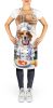 English Foxhound The Chef Apron Cooking Kitchen Server Baking Crafts Gardening for Adult Women Men, Unisex, Large, Multicolor