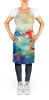 Seahorses Apron Cooking Kitchen Server Baking Crafts Gardening for Adult Women Men, Unisex, Large, Multicolor