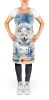 American Eskimo The Chef Apron Cooking Kitchen Server Baking Crafts Gardening for Adult Women Men, Unisex, Large, Multicolor