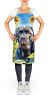 Neapolitan Mastiff in Sunflowers Apron Cooking Kitchen Server Baking Crafts Gardening for Adult Women Men, Unisex, Large, Multicolor
