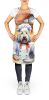 Komondor The Chef Apron Cooking Kitchen Server Baking Crafts Gardening for Adult Women Men, Unisex, Large, Multicolor