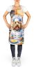 Labradoodle The Chef Apron Cooking Kitchen Server Baking Crafts Gardening for Adult Women Men, Unisex, Large, Multicolor