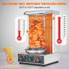 VEVOR Shawarma Grill Machine, 13lbs Capacity, Chicken Shawarma Cooker Machine with 2 Burners