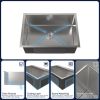 Kitchen Sink 27" x 19" Multifunctional Undermount Workstation Kitchen Sink S304 Stainless Steel Handmade Modern Single Bowl Kitchen Sink (Sink Only)[U