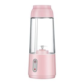 Portable Small Bomb Electric Juicer For Household Use (Color: Pink)